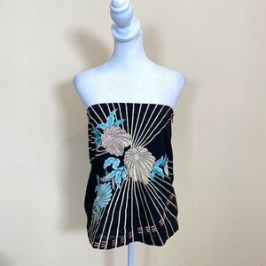 French Connection Y2K silk blend tube top size 6